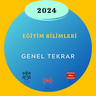 2024 EĞİTİM BİLİMLERİ GENEL TEKRAR