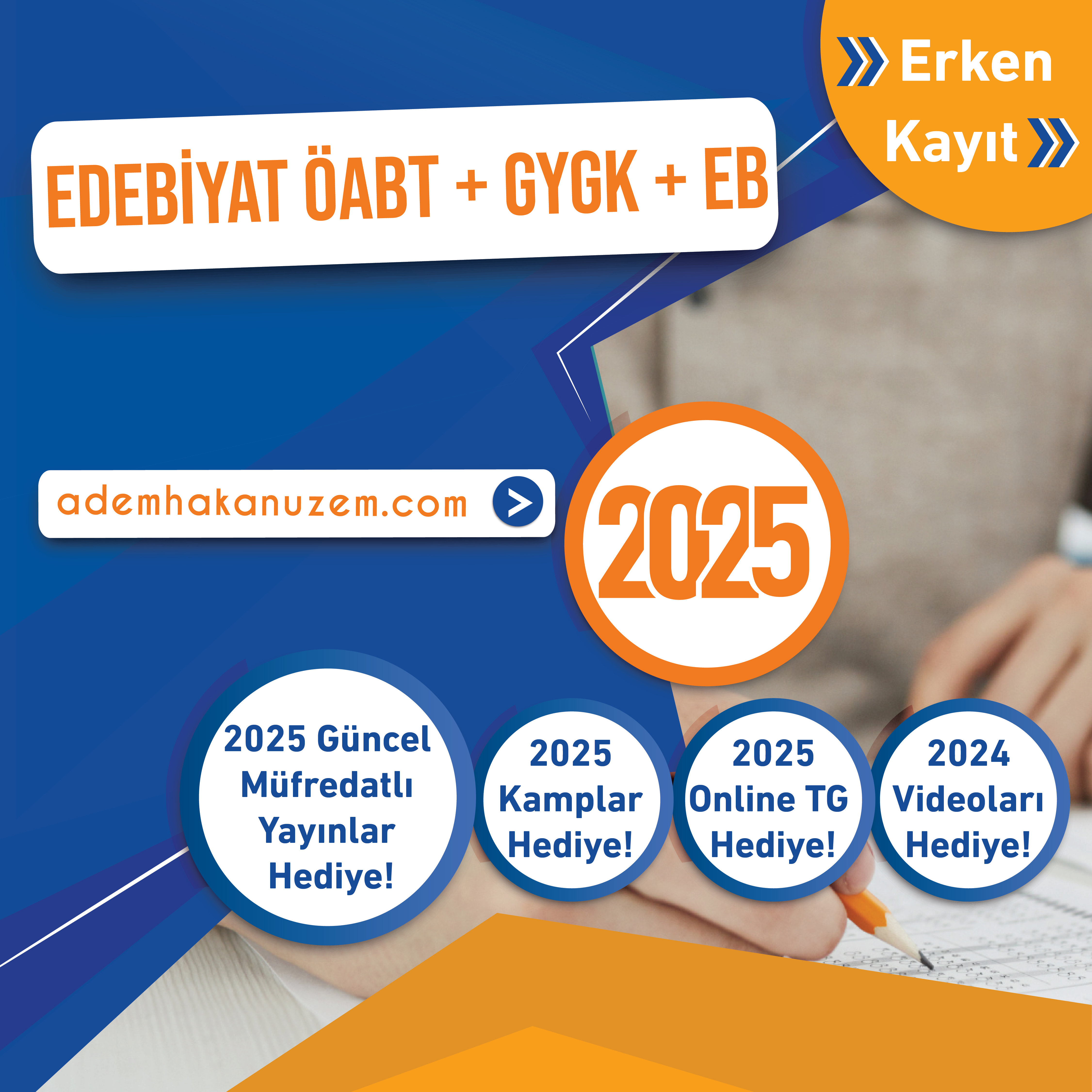 2025 EDEBİYAT ÖABT + GYGK + EĞİTİM