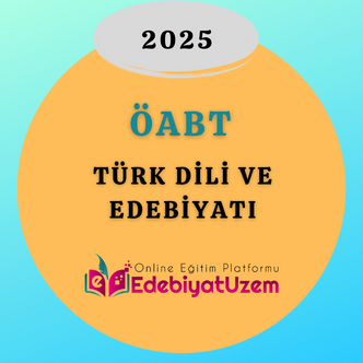 2025- TÜRK DİLİ VE EDEBİYATI ÖABT (GY/GK- EĞİTİM BİLİMLERİ TÜM DERSLER PAKET HEDİYELİ)