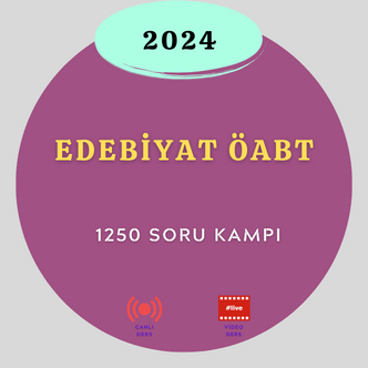 2024-EDEBİYAT ÖABT 1300 SORU KAMPI