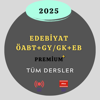 2025 Türk Dili ve Edebiyatı ÖABT+GY/GK+EB Premium+