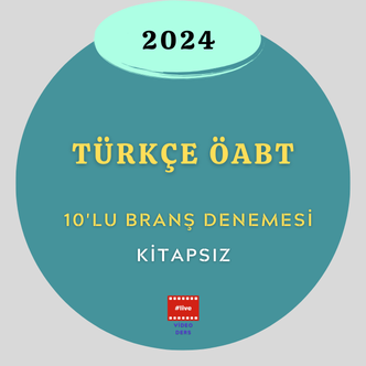 2024-TÜRKÇE ÖABT - 10'LU BRANŞ DENEMELERİ (KİTAPSIZ)