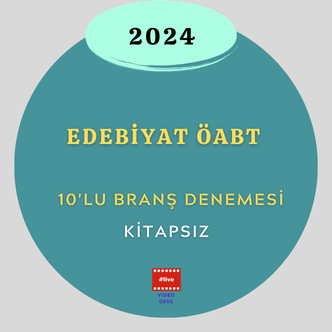 2024-EDEBİYAT ÖABT - 10'LU BRANŞ DENEMELERİ  (KİTAPSIZ)