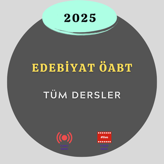 2025 Türk Dili ve Edebiyatı ÖABT    (Kitap Hediyeli )