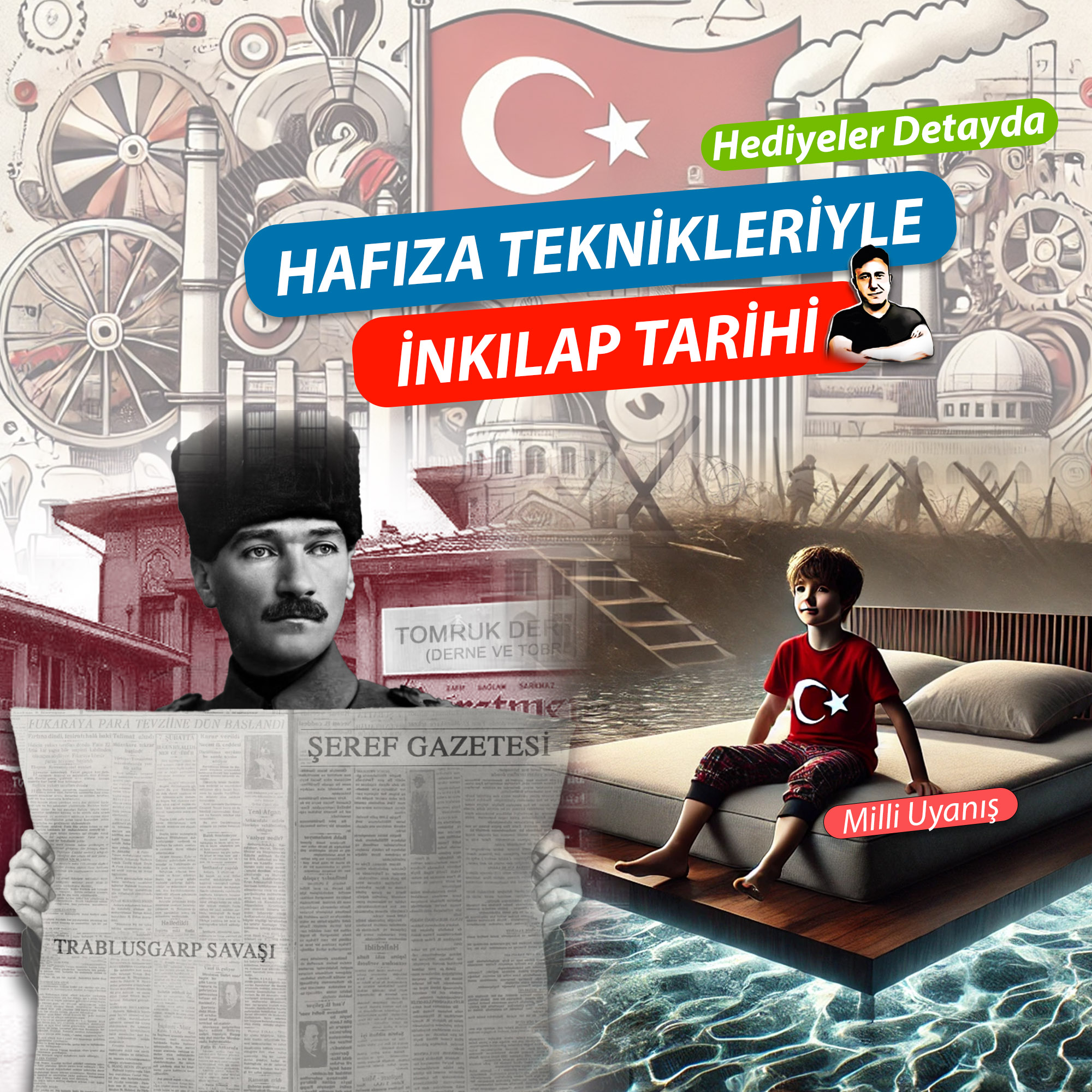 2025 KPSS HAFIZA TEKNİKLERİYLE İNKILAP TARİHİ PAKETİ