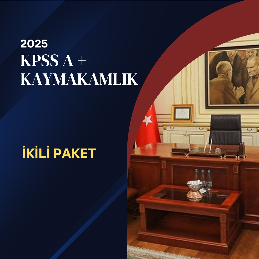 KPSS A + Kaymakamlık İkili Paket