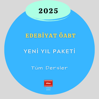 2025-TÜRK DİLİ VE EDEBİYATI ÖABT YENİ YIL PAKETİ