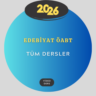 2026-EDEBİYAT ÖABT TÜM DERSLER (Ekonomik Paket)