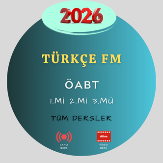 2026-TÜRKÇE ÖABT 1.Mİ 2.Mİ 3.MÜ TÜM DERSLER