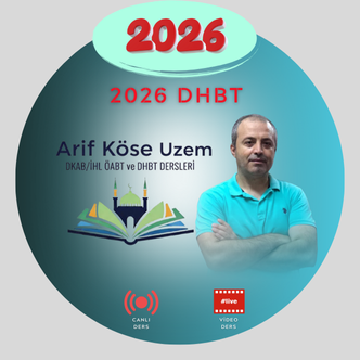 2026 DHBT TÜM DERSLER