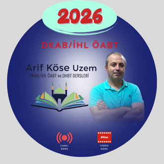DKAB/İHL ÖABT TÜM DERSLER + 2026 AGS