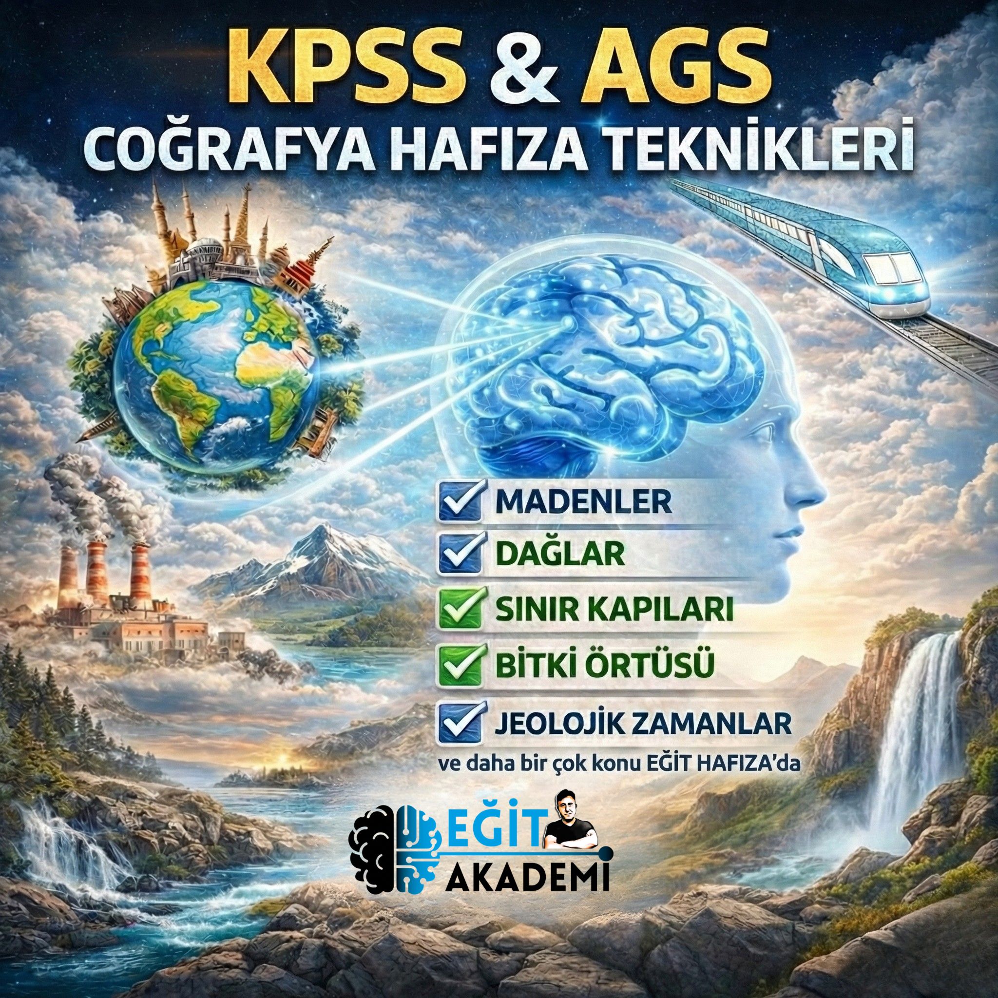 2026 KPSS-MEB AGS HAFIZA TEKNİKLERİYLE COĞRAFYA PAKETİ
